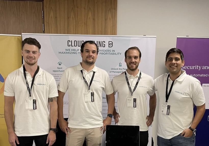 The CloudBilling team at the summit